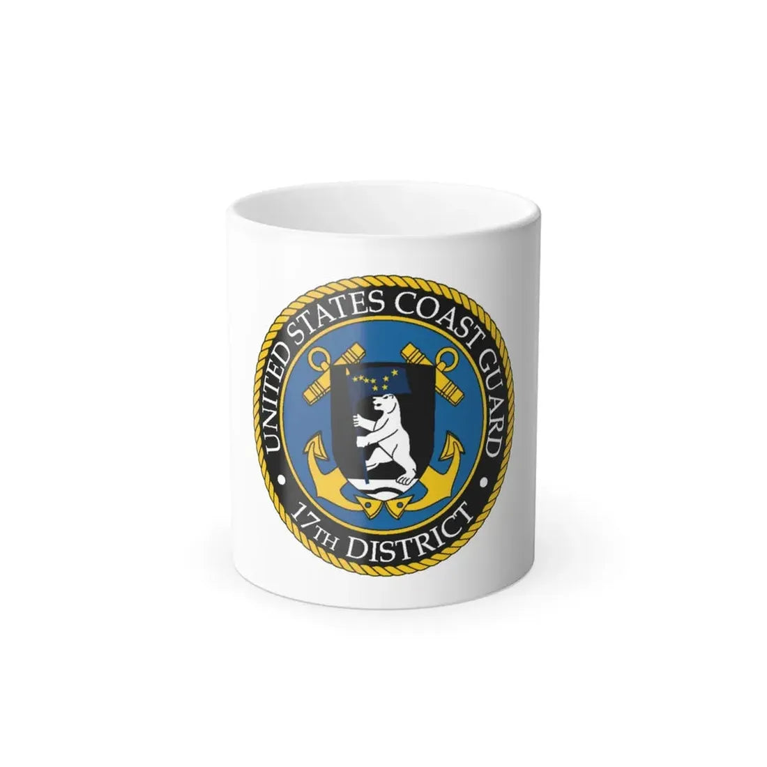 USCG 17th District (U.S. Coast Guard) Color Changing Coffee Mug 11oz - Go Mug Yourself