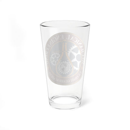 USCG Acad Mech Engineering (U.S. Coast Guard) Pint Glass 16oz-Go Mug Yourself