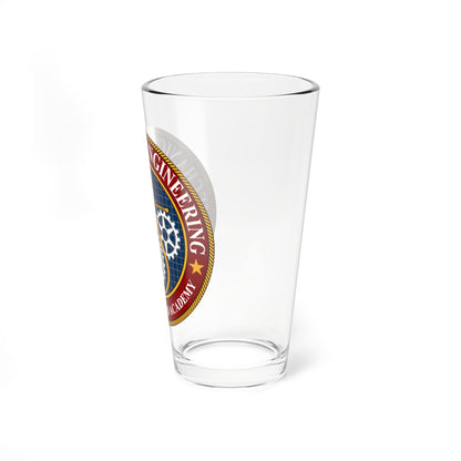 USCG Acad Mech Engineering (U.S. Coast Guard) Pint Glass 16oz-Go Mug Yourself