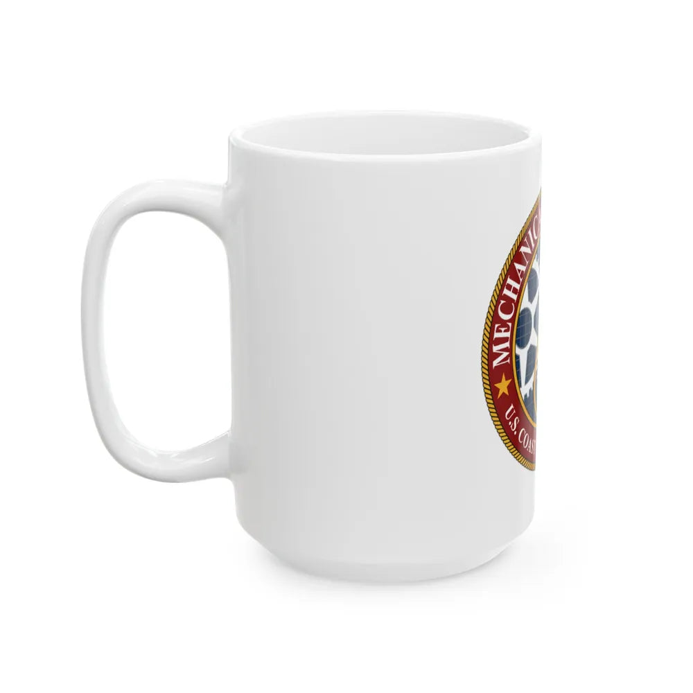 USCG Acad Mech Engineering (U.S. Coast Guard) White Coffee Mug-Go Mug Yourself