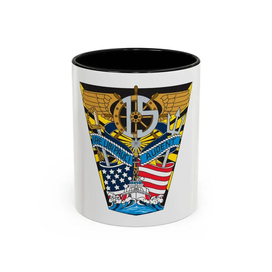 USCG Academy Audet (U.S. Coast Guard) Accent Coffee Mug 11oz Black - Go Mug Yourself