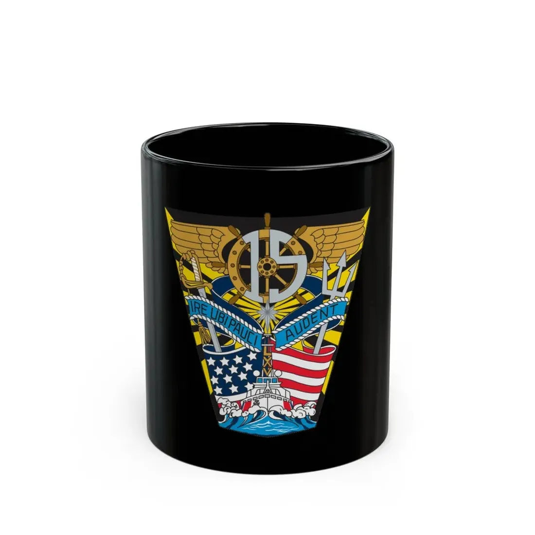 USCG Academy Audet (U.S. Coast Guard) Black Coffee Mug 11oz - Go Mug Yourself