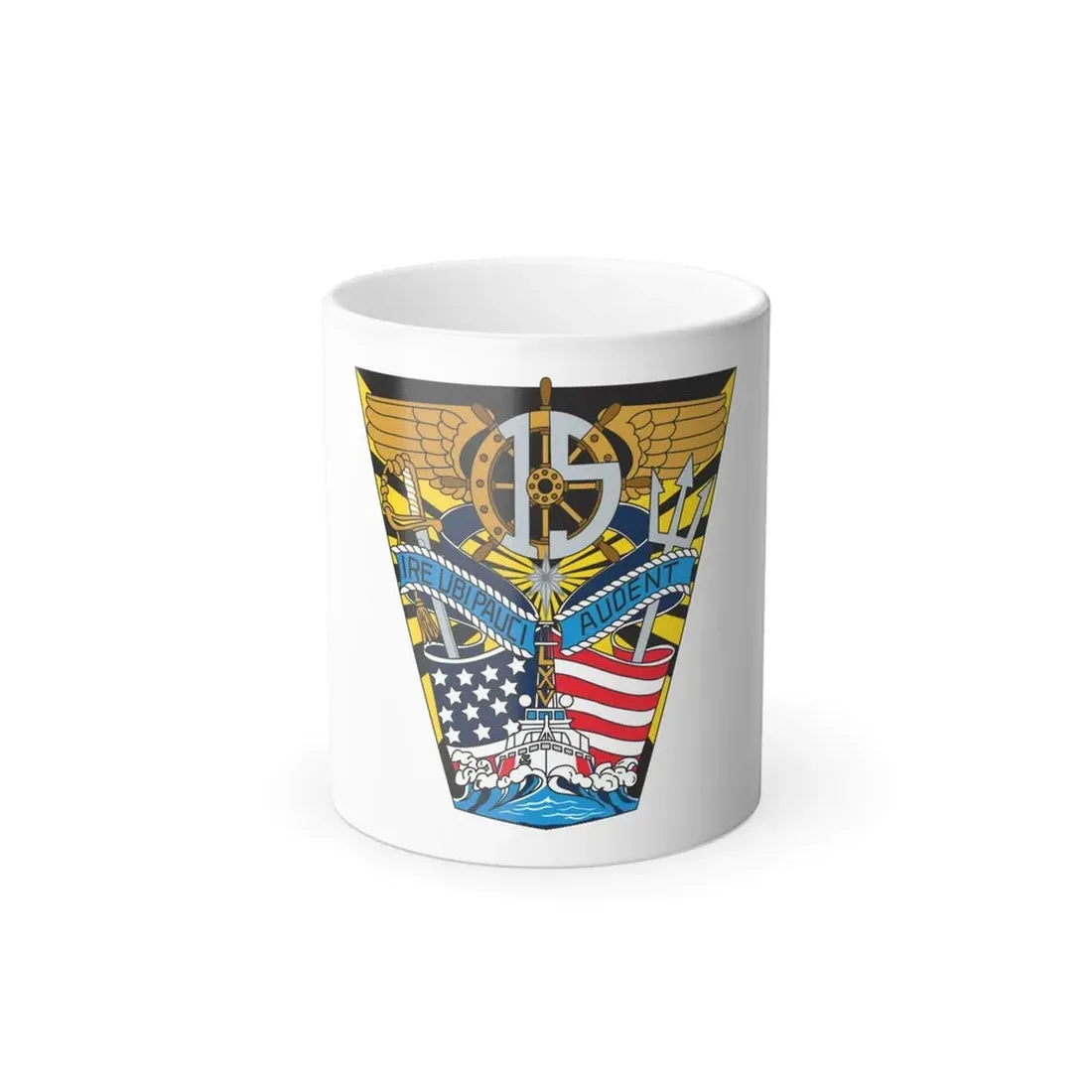 USCG Academy Audet (U.S. Coast Guard) Color Changing Coffee Mug 11oz - Go Mug Yourself