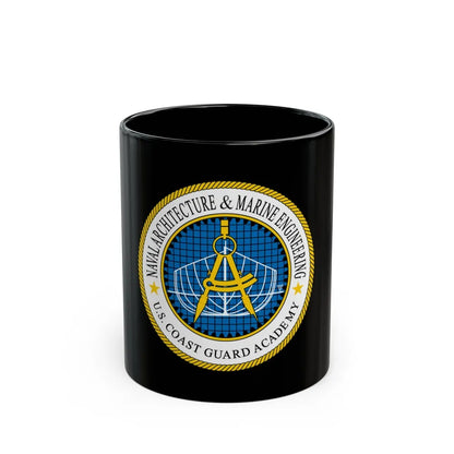 USCG Academy NA&ME (U.S. Coast Guard) Black Coffee Mug-11oz-Go Mug Yourself