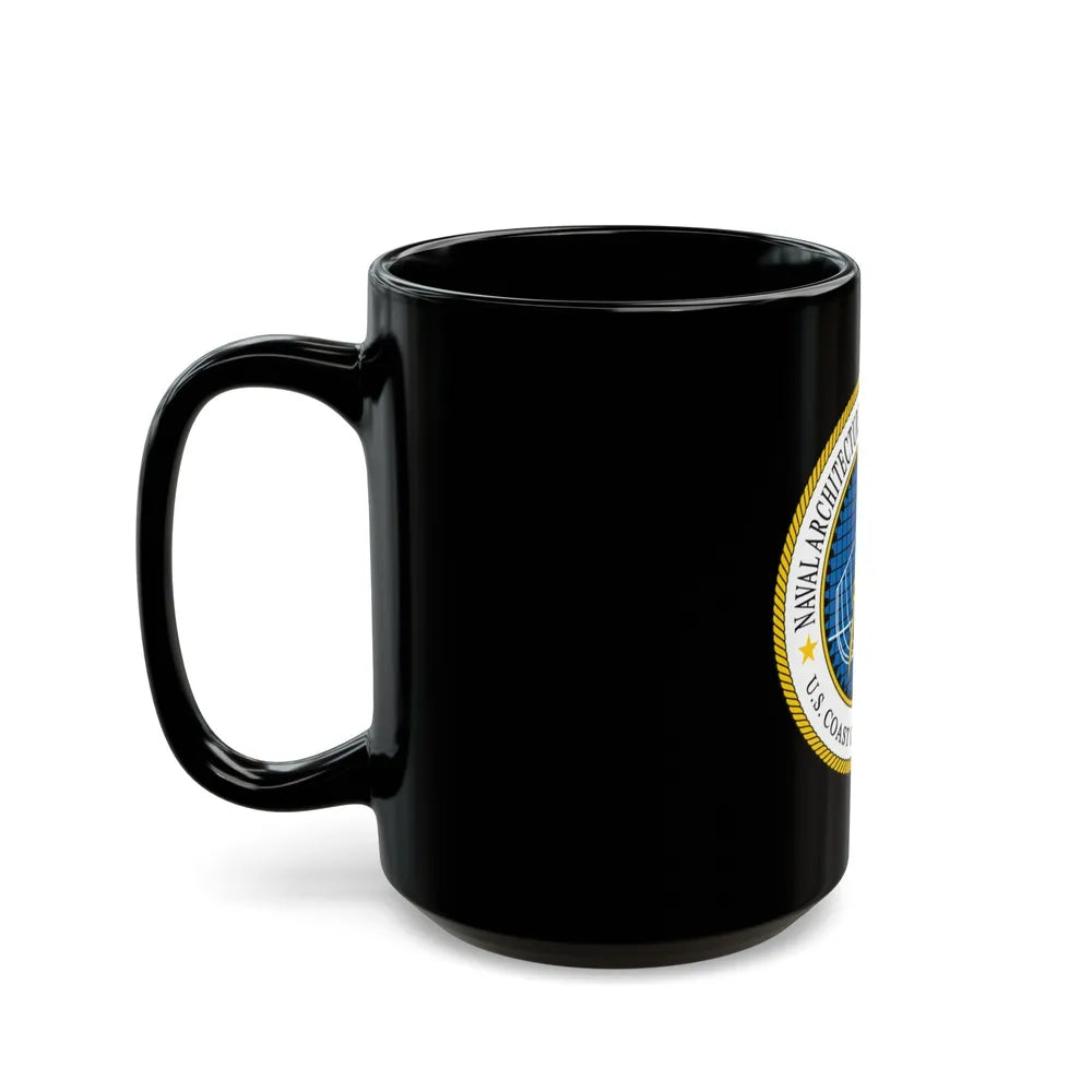 USCG Academy NA&ME (U.S. Coast Guard) Black Coffee Mug-Go Mug Yourself