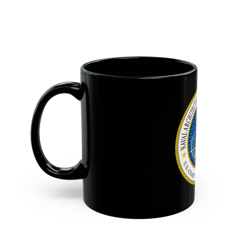 USCG Academy NA&ME (U.S. Coast Guard) Black Coffee Mug-Go Mug Yourself