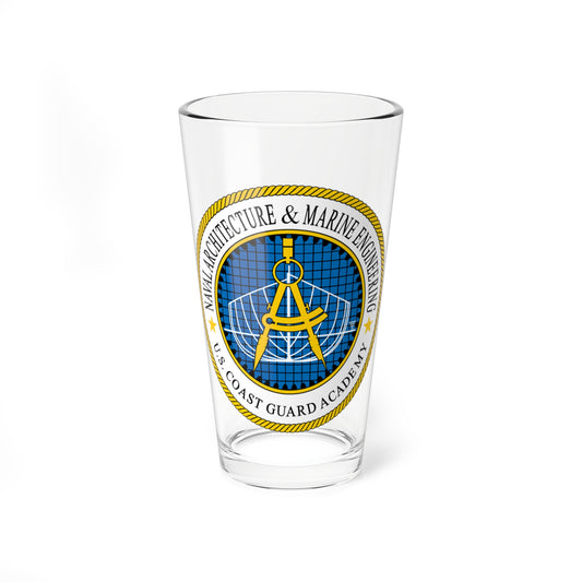 USCG Academy NA&ME (U.S. Coast Guard) Pint Glass 16oz-16oz-Go Mug Yourself