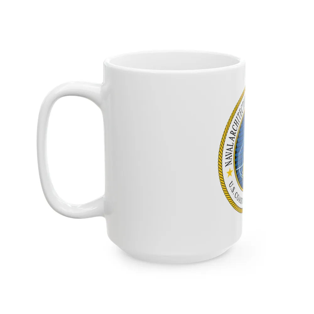 USCG Academy NA&ME (U.S. Coast Guard) White Coffee Mug-Go Mug Yourself