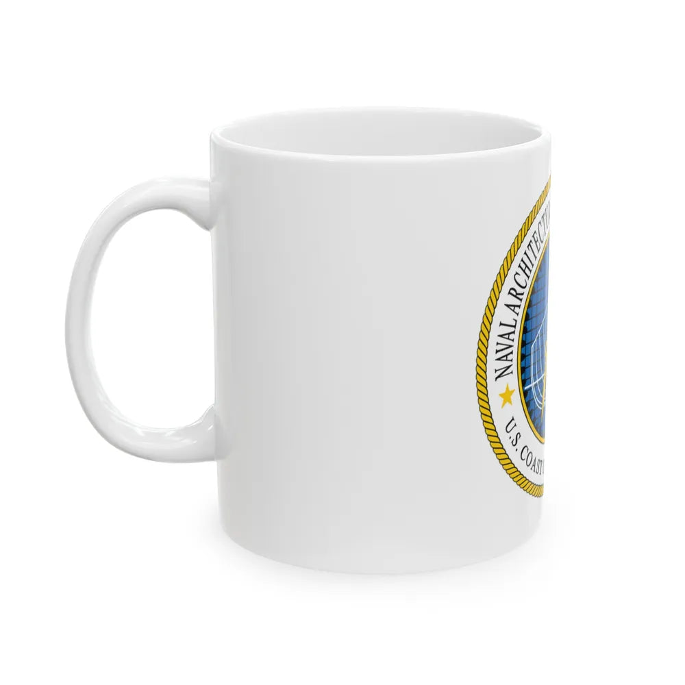 USCG Academy NA&ME (U.S. Coast Guard) White Coffee Mug-Go Mug Yourself