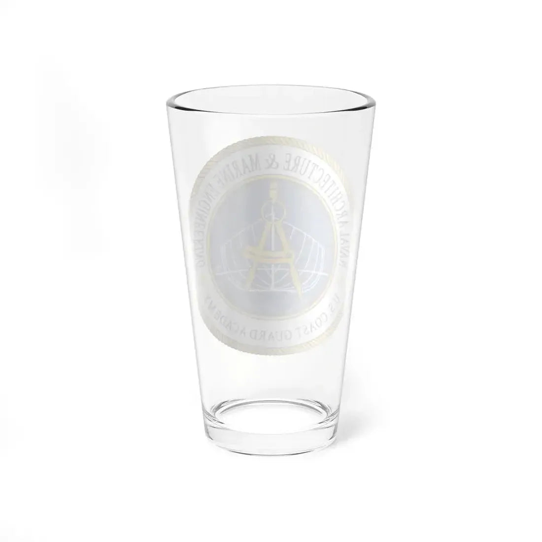 USCG Academy NA&ME (U.S. Coast Guard) Pint Glass 16oz - Go Mug Yourself