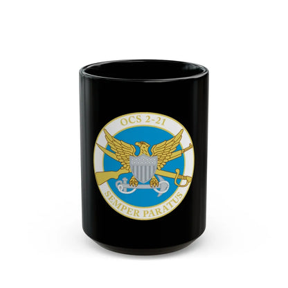 USCG Academy OCS 2 211 (U.S. Coast Guard) Black Coffee Mug-15oz-Go Mug Yourself