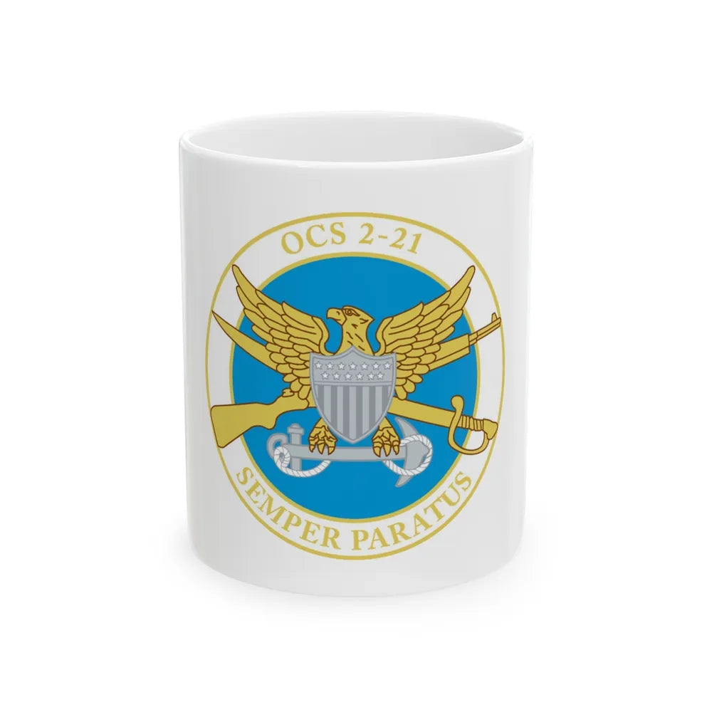 USCG Academy OCS 2 211 (U.S. Coast Guard) White Coffee Mug-11oz-Go Mug Yourself