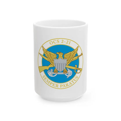 USCG Academy OCS 2 211 (U.S. Coast Guard) White Coffee Mug-15oz-Go Mug Yourself