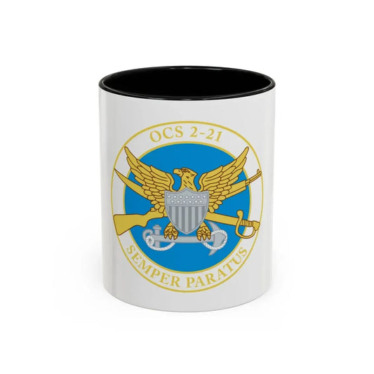 USCG Academy OCS 2 211 (U.S. Coast Guard) Accent Coffee Mug 11oz Black - Go Mug Yourself