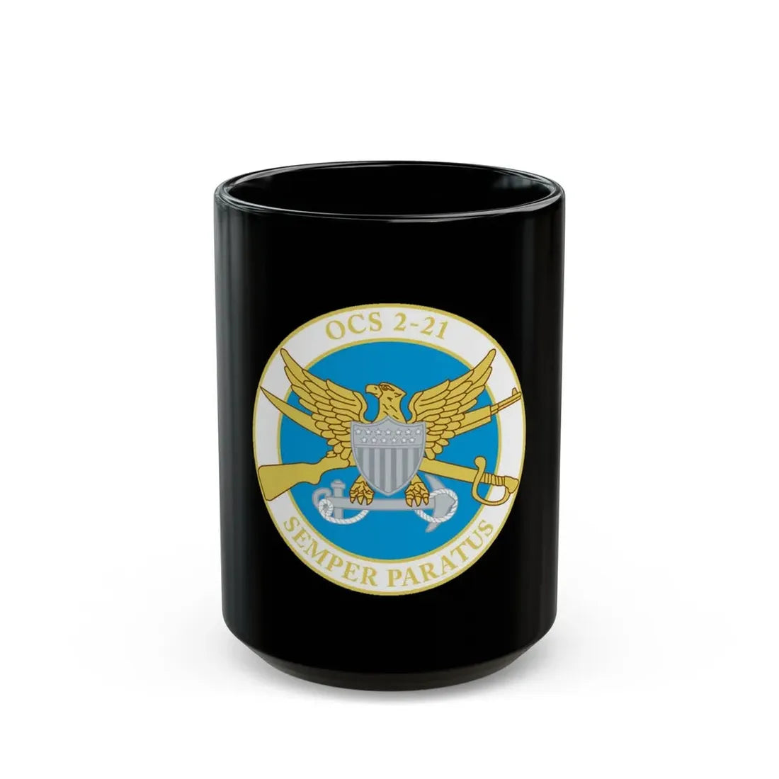 USCG Academy OCS 2 211 (U.S. Coast Guard) Black Coffee Mug 15oz - Go Mug Yourself