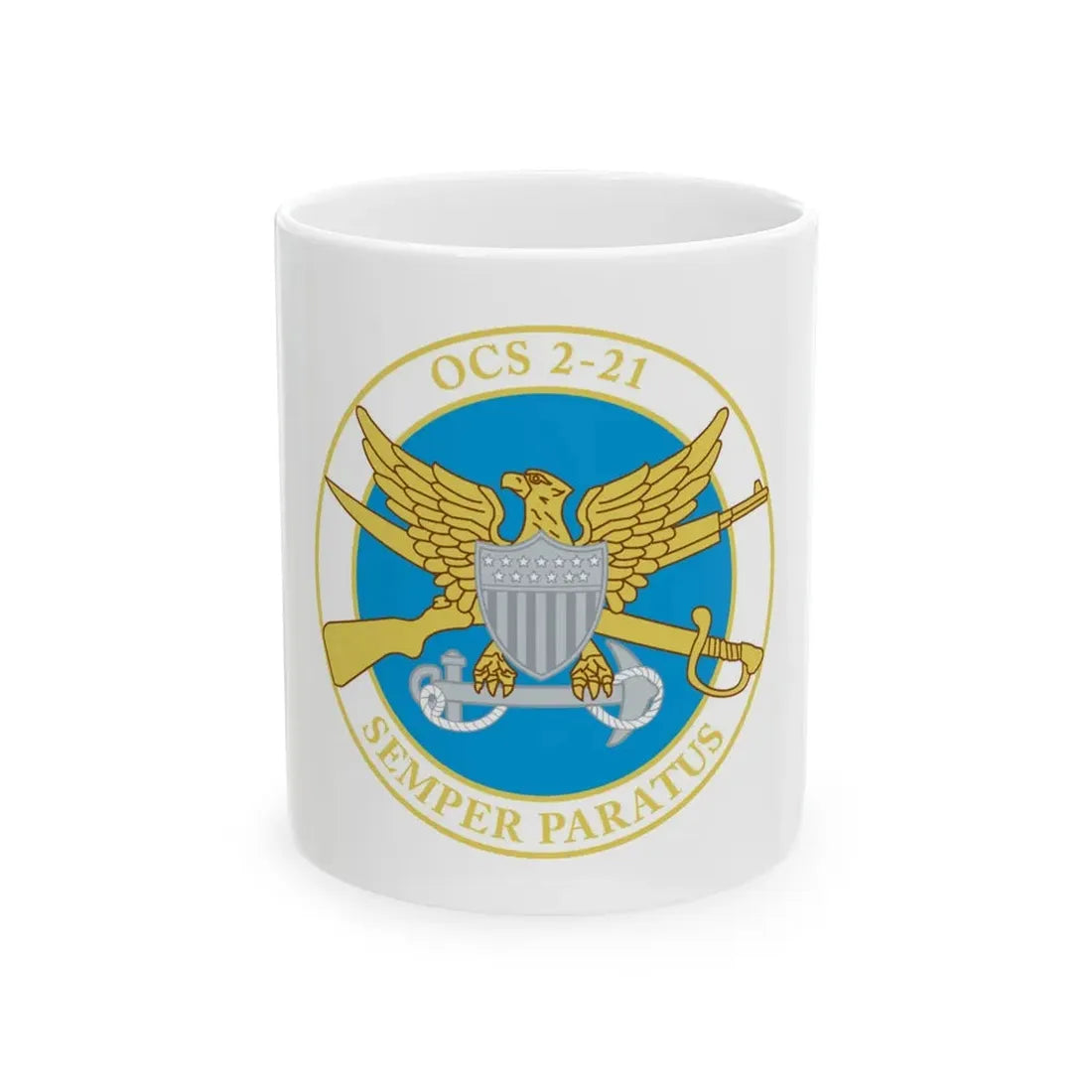 USCG Academy OCS 2 211 (U.S. Coast Guard) White Coffee Mug 11oz - Go Mug Yourself