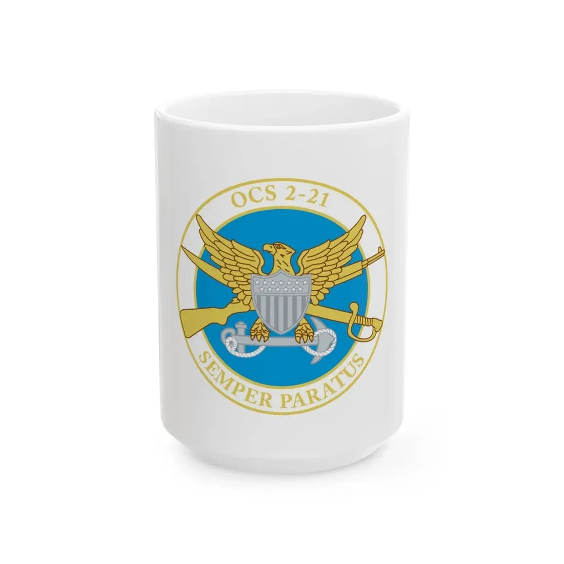 USCG Academy OCS 2 211 (U.S. Coast Guard) White Coffee Mug 15oz - Go Mug Yourself