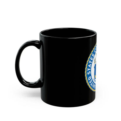 USCG Academy (U.S. Coast Guard) Black Coffee Mug-Go Mug Yourself