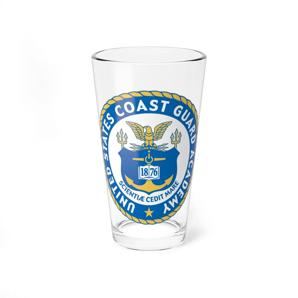 USCG Academy (U.S. Coast Guard) Pint Glass 16oz-16oz-Go Mug Yourself