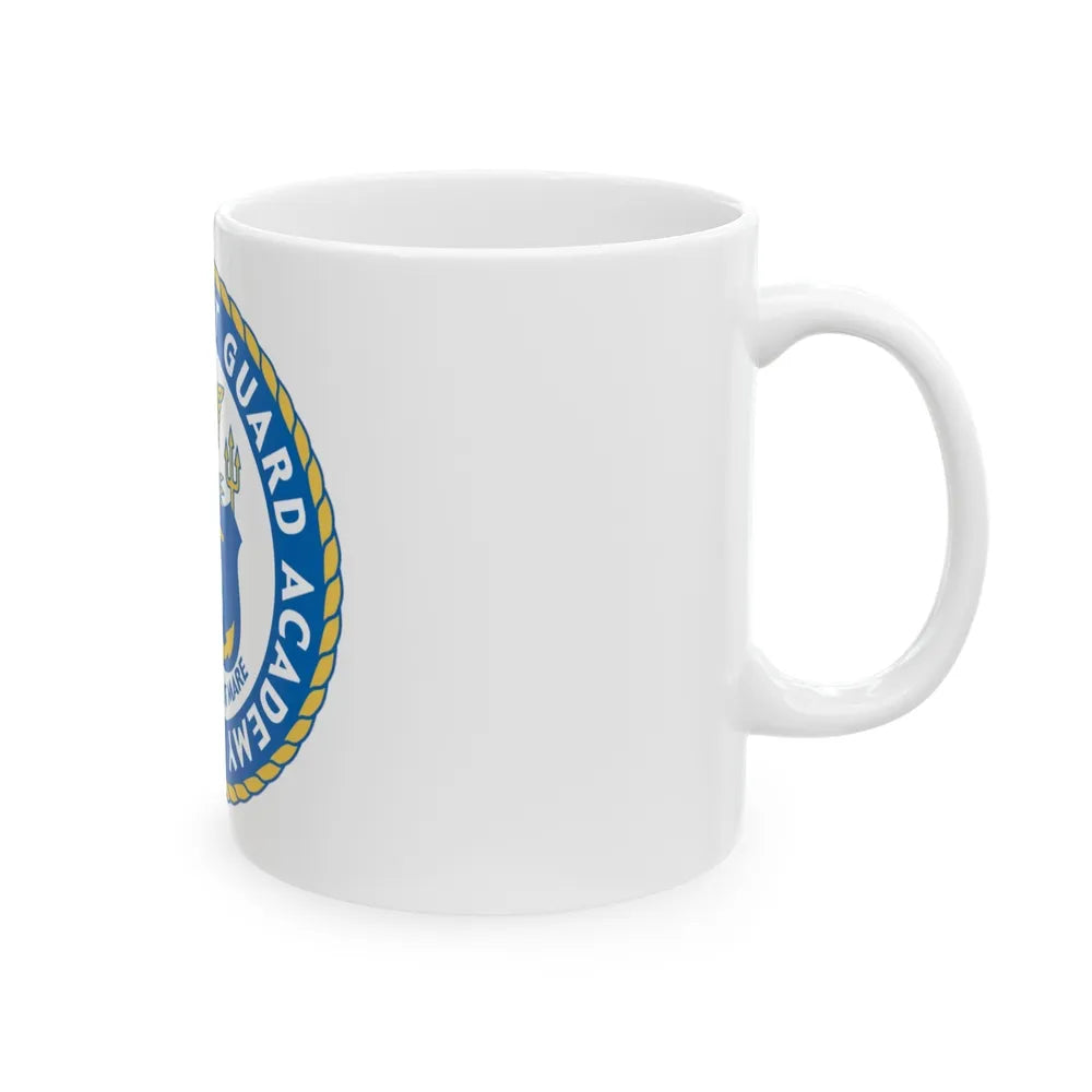 USCG Academy (U.S. Coast Guard) White Coffee Mug-Go Mug Yourself