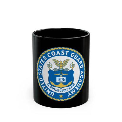 USCG Academy (U.S. Coast Guard) Black Coffee Mug 11oz - Go Mug Yourself