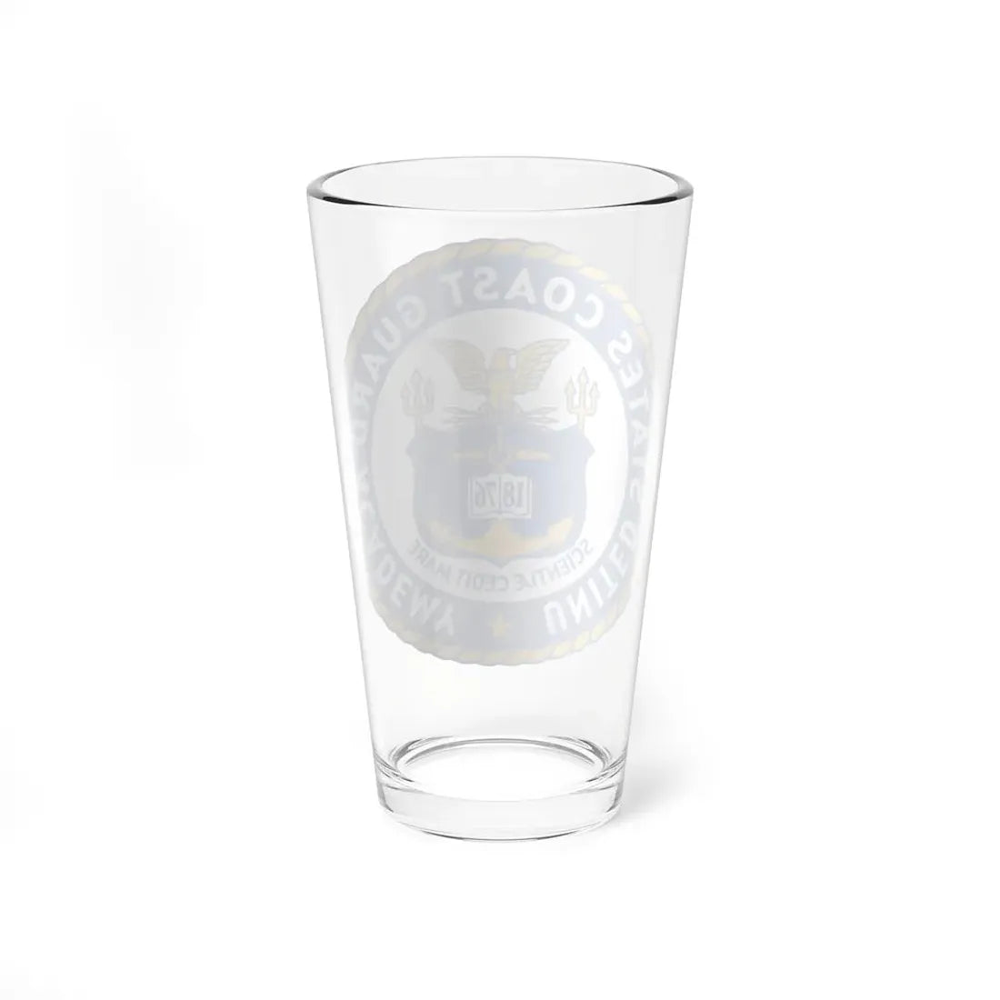 USCG Academy (U.S. Coast Guard) Pint Glass 16oz - Go Mug Yourself