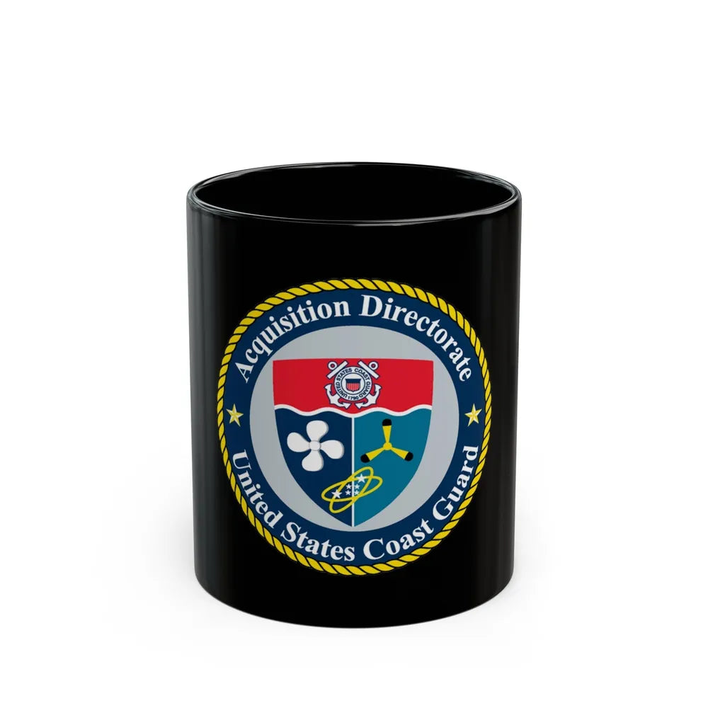 USCG Acquisition Directorate (U.S. Coast Guard) Black Coffee Mug-11oz-Go Mug Yourself