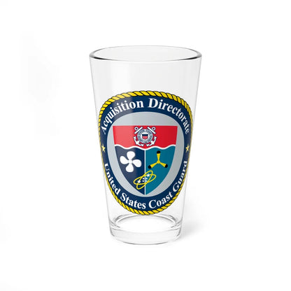 USCG Acquisition Directorate (U.S. Coast Guard) Pint Glass 16oz-16oz-Go Mug Yourself