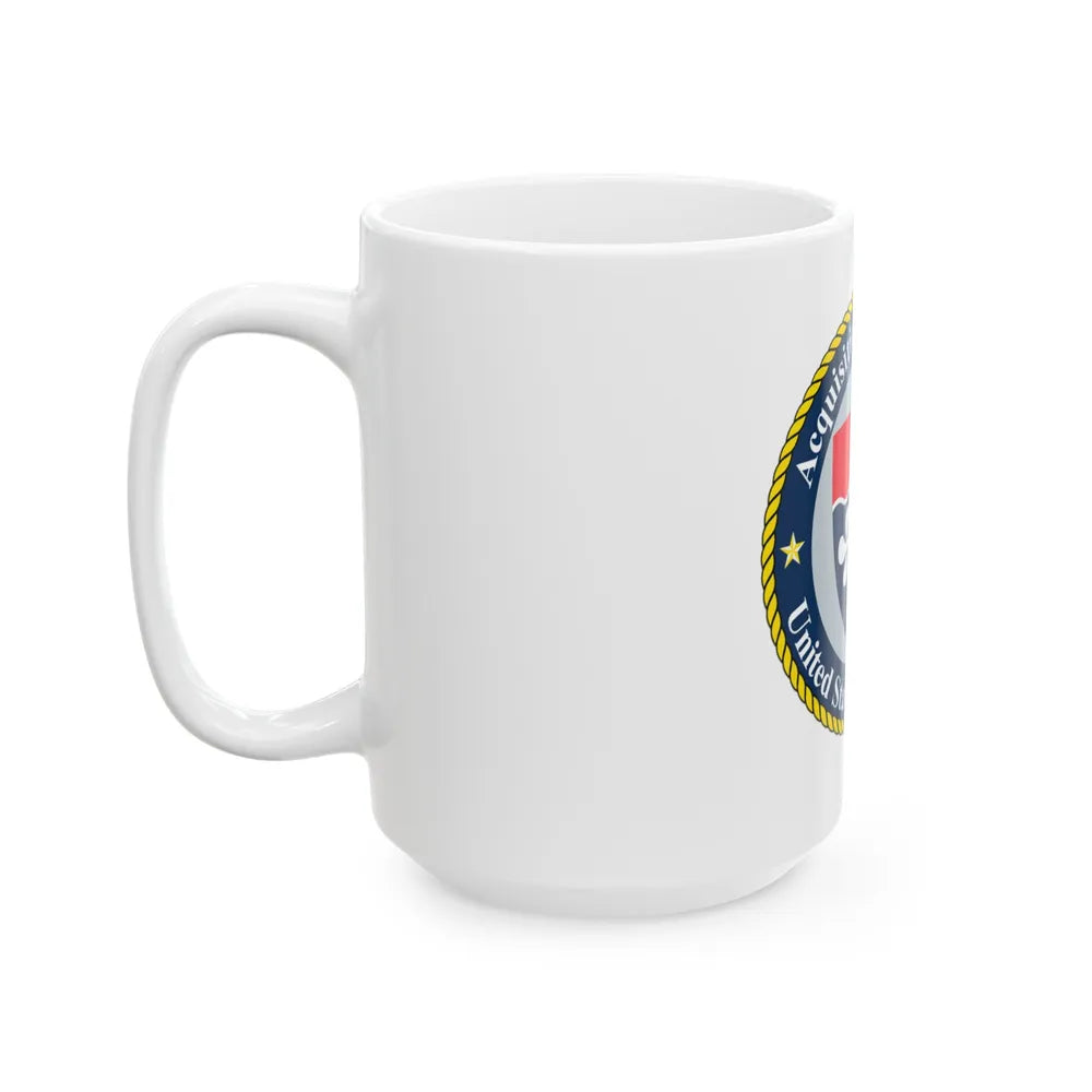 USCG Acquisition Directorate (U.S. Coast Guard) White Coffee Mug-Go Mug Yourself