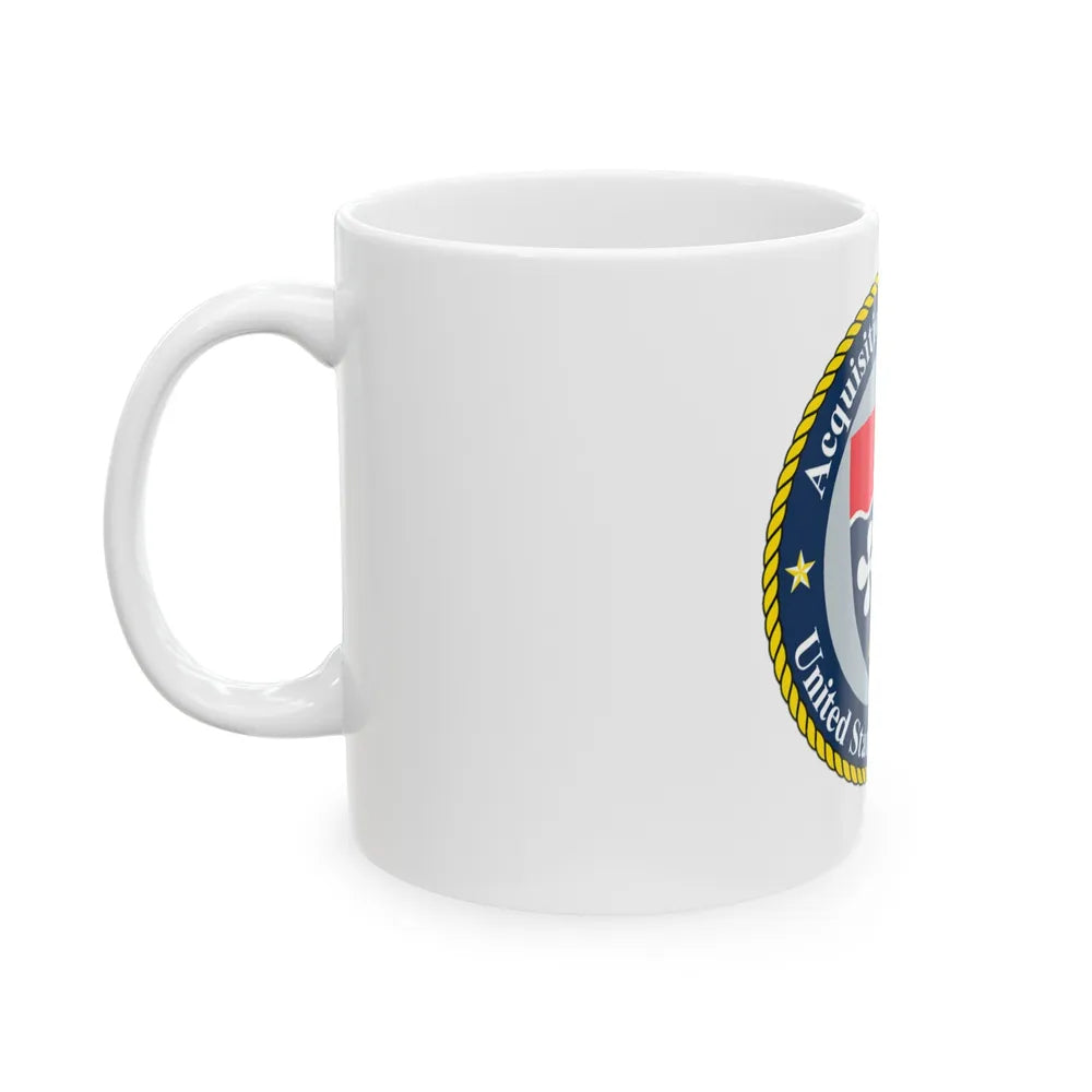 USCG Acquisition Directorate (U.S. Coast Guard) White Coffee Mug-Go Mug Yourself