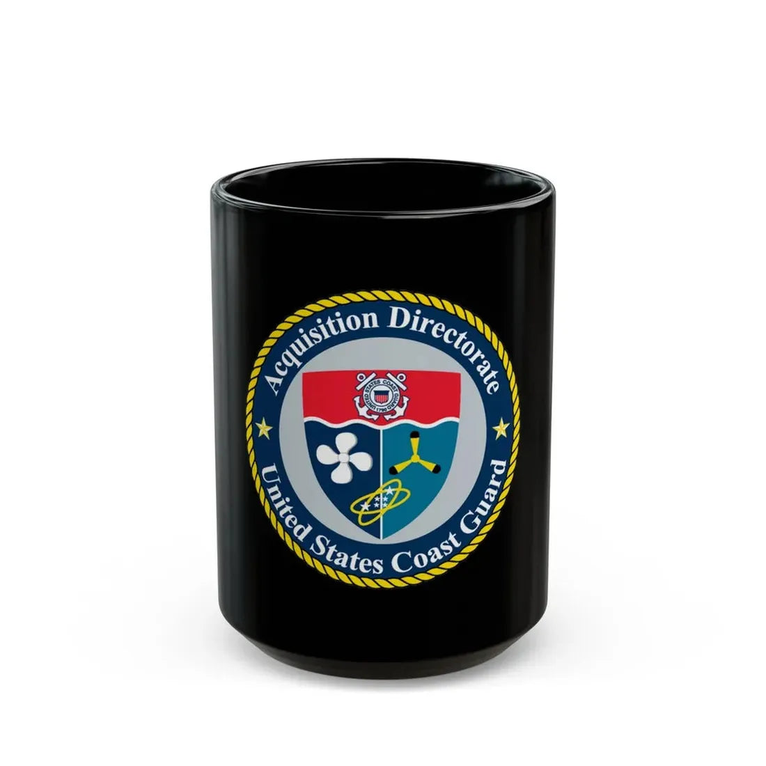 USCG Acquisition Directorate (U.S. Coast Guard) Black Coffee Mug 15oz - Go Mug Yourself
