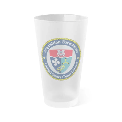USCG Acquisition Directorate (U.S. Coast Guard) Frosted Pint Glass 16oz Default Title - Go Mug Yourself