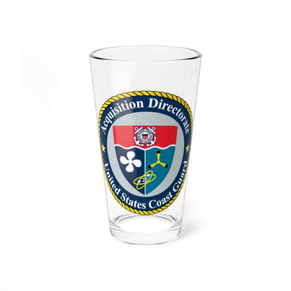 USCG Acquisition Directorate (U.S. Coast Guard) Pint Glass 16oz 16oz - Go Mug Yourself