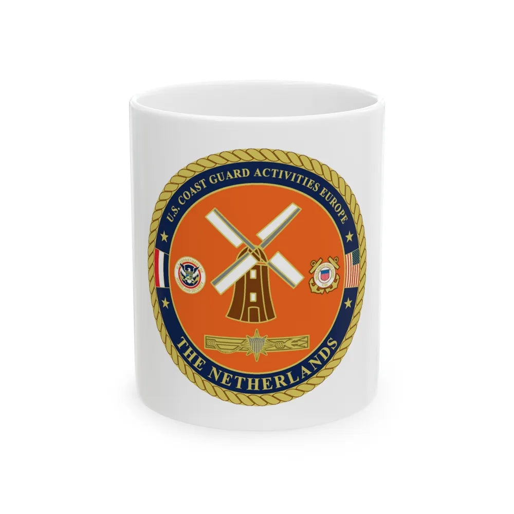 USCG ACTEURO The Netherlands (U.S. Coast Guard) White Coffee Mug-11oz-Go Mug Yourself