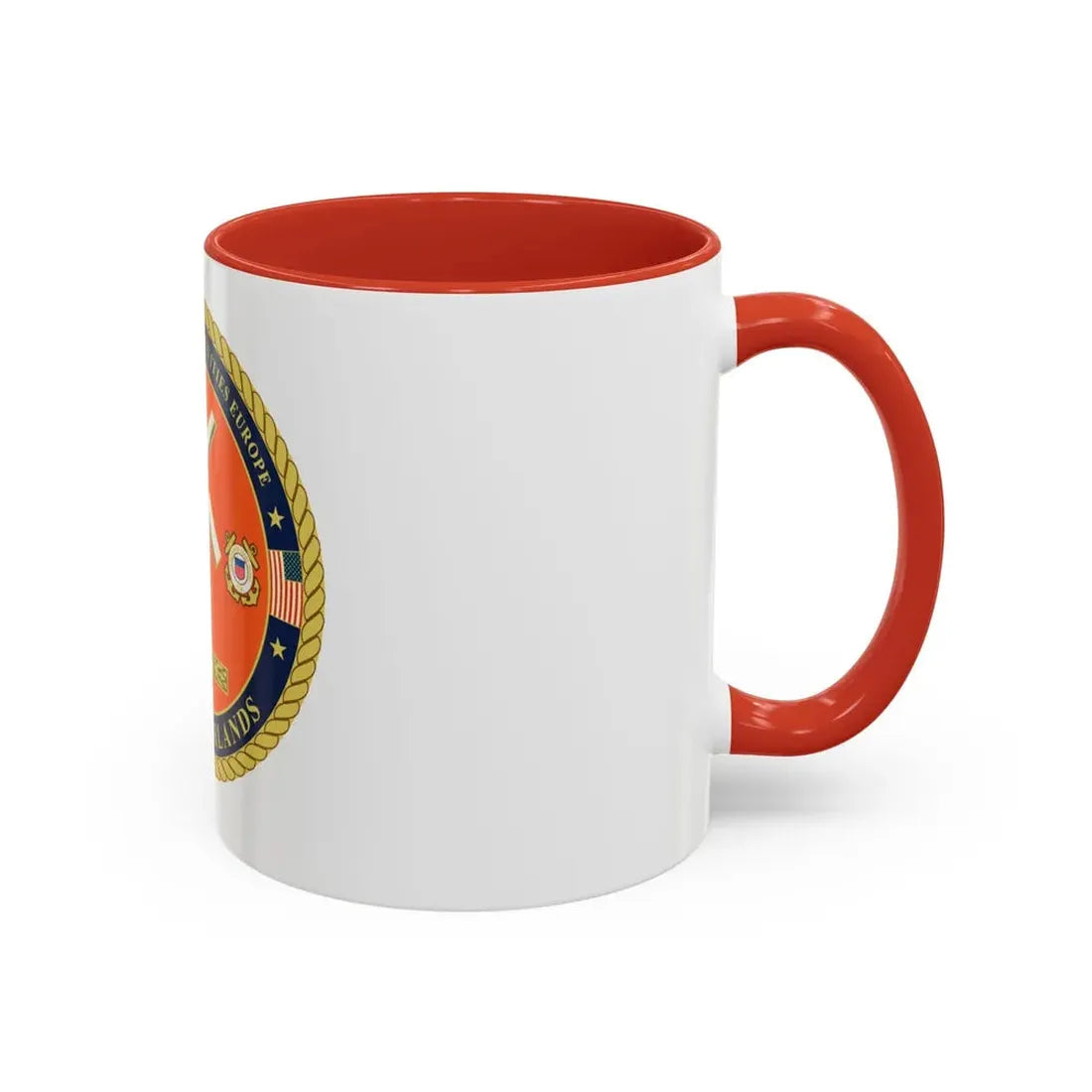 USCG ACTEURO The Netherlands (U.S. Coast Guard) Accent Coffee Mug - Go Mug Yourself