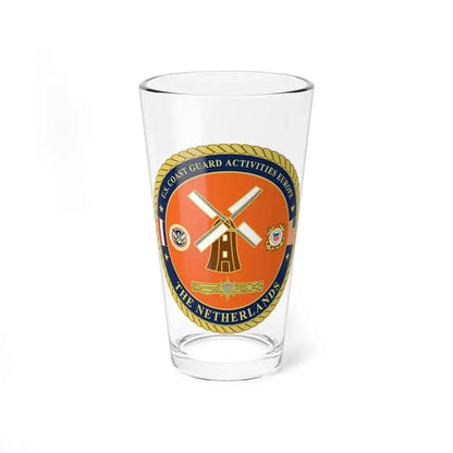 USCG ACTEURO The Netherlands (U.S. Coast Guard) Pint Glass 16oz 16oz - Go Mug Yourself