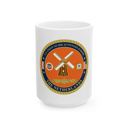 USCG ACTEURO The Netherlands (U.S. Coast Guard) White Coffee Mug 15oz - Go Mug Yourself