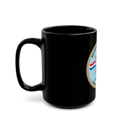 USCG Activities Europe the Netherlands (U.S. Coast Guard) Black Coffee Mug-Go Mug Yourself