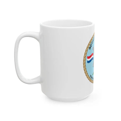 USCG Activities Europe the Netherlands (U.S. Coast Guard) White Coffee Mug-Go Mug Yourself