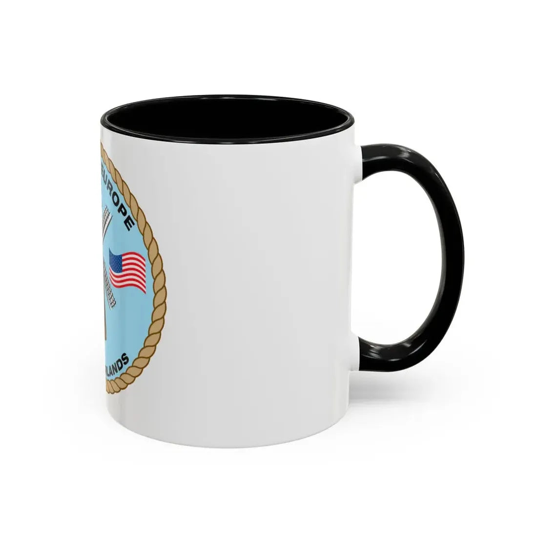 USCG Activities Europe the Netherlands (U.S. Coast Guard) Accent Coffee Mug - Go Mug Yourself