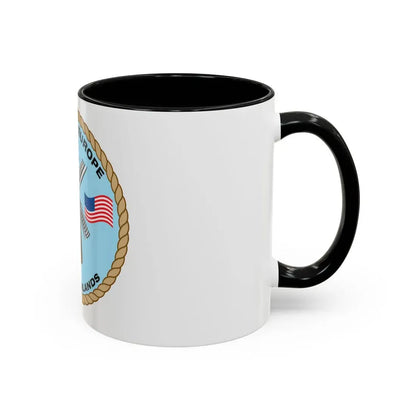 USCG Activities Europe the Netherlands (U.S. Coast Guard) Accent Coffee Mug - Go Mug Yourself