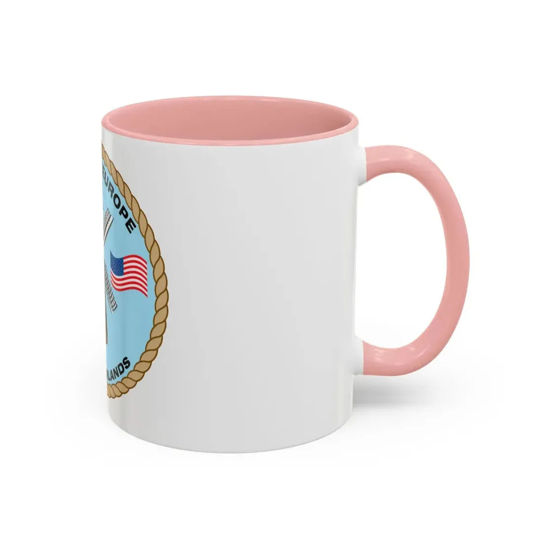 USCG Activities Europe the Netherlands (U.S. Coast Guard) Accent Coffee Mug - Go Mug Yourself