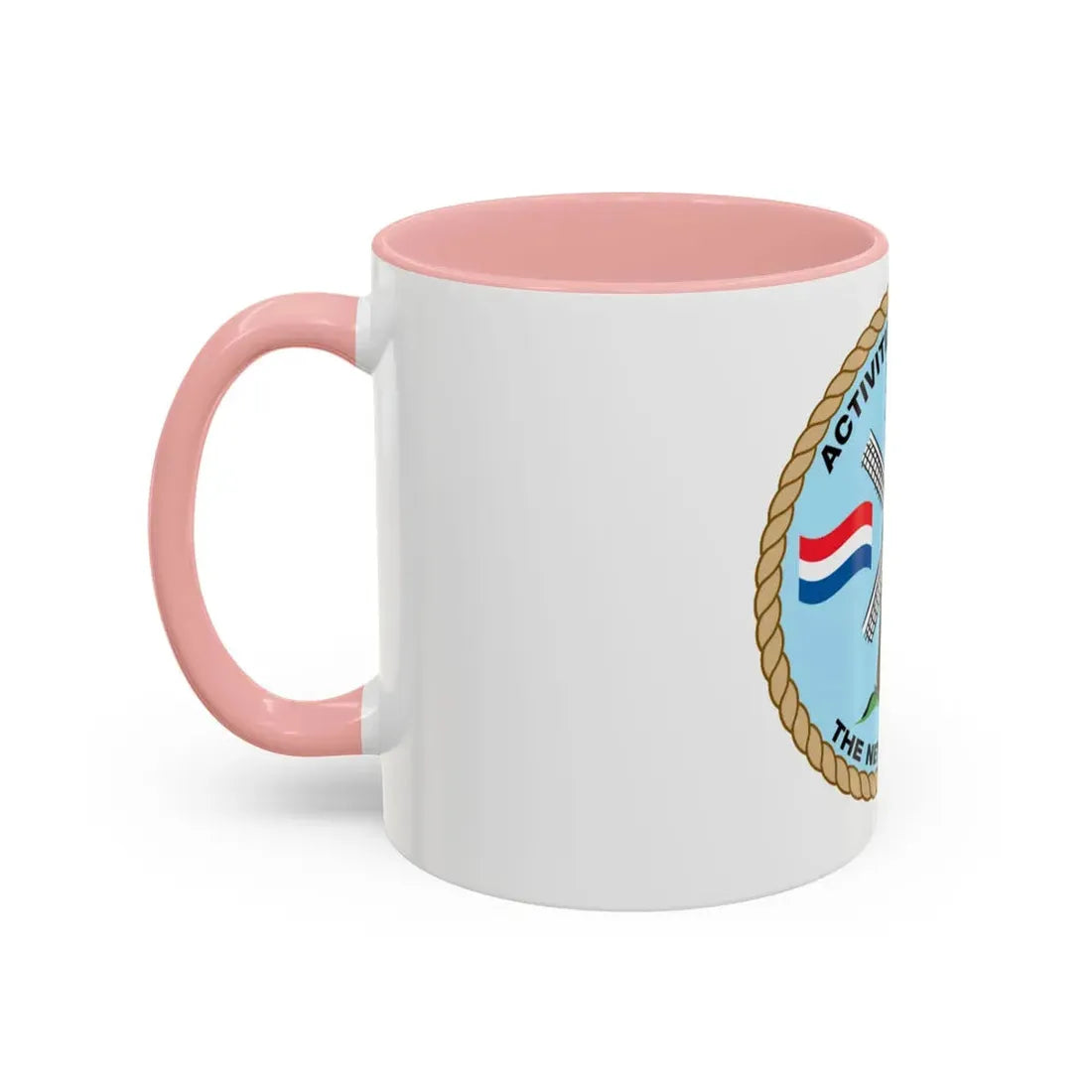 USCG Activities Europe the Netherlands (U.S. Coast Guard) Accent Coffee Mug - Go Mug Yourself