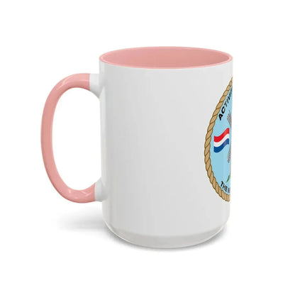 USCG Activities Europe the Netherlands (U.S. Coast Guard) Accent Coffee Mug - Go Mug Yourself