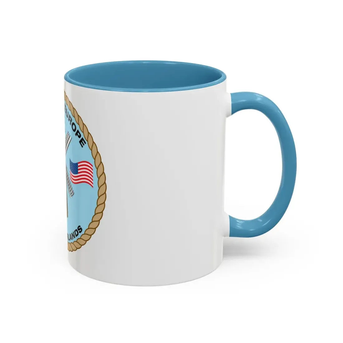 USCG Activities Europe the Netherlands (U.S. Coast Guard) Accent Coffee Mug - Go Mug Yourself