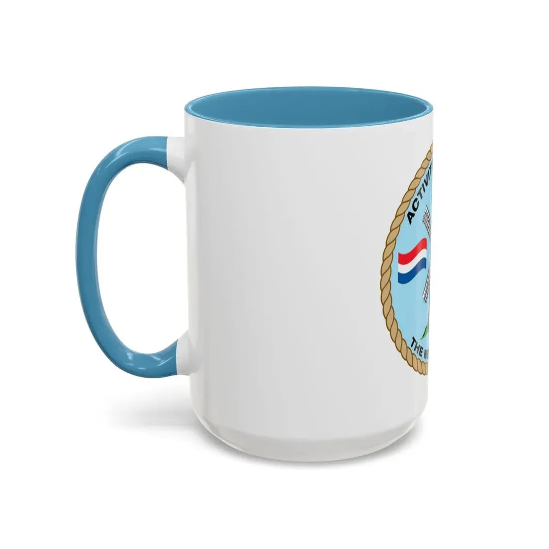 USCG Activities Europe the Netherlands (U.S. Coast Guard) Accent Coffee Mug - Go Mug Yourself