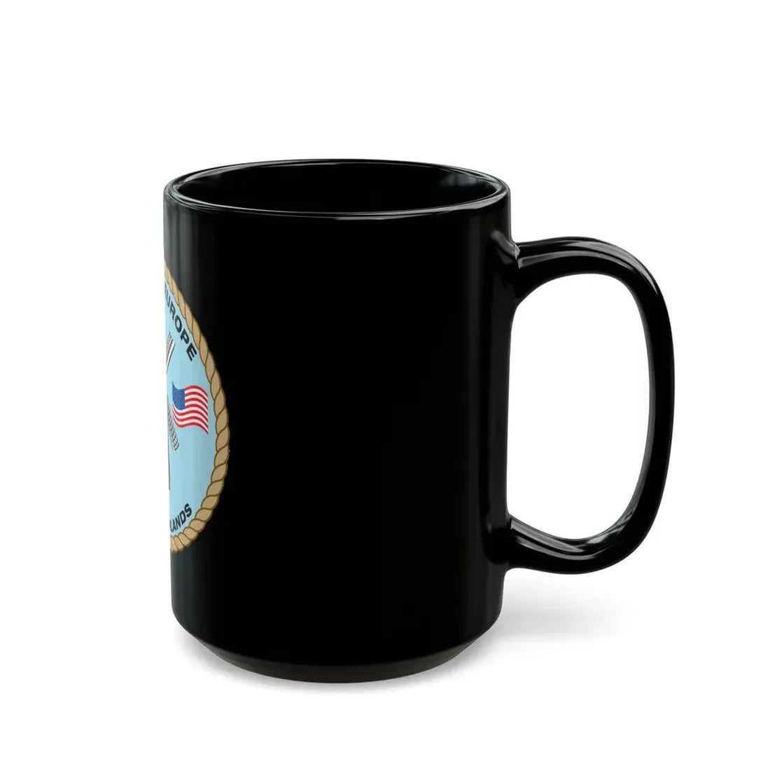 USCG Activities Europe the Netherlands (U.S. Coast Guard) Black Coffee Mug - Go Mug Yourself