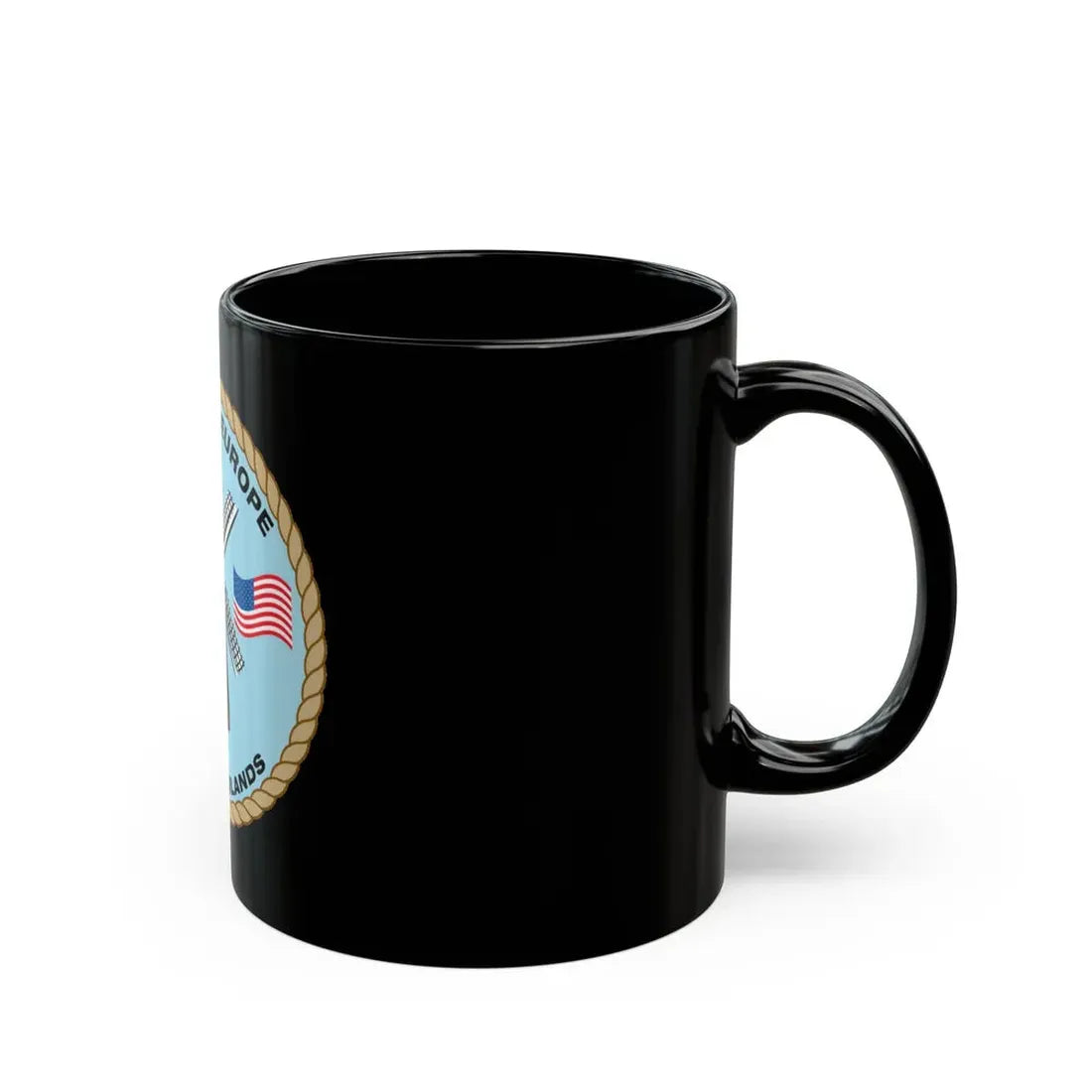 USCG Activities Europe the Netherlands (U.S. Coast Guard) Black Coffee Mug - Go Mug Yourself