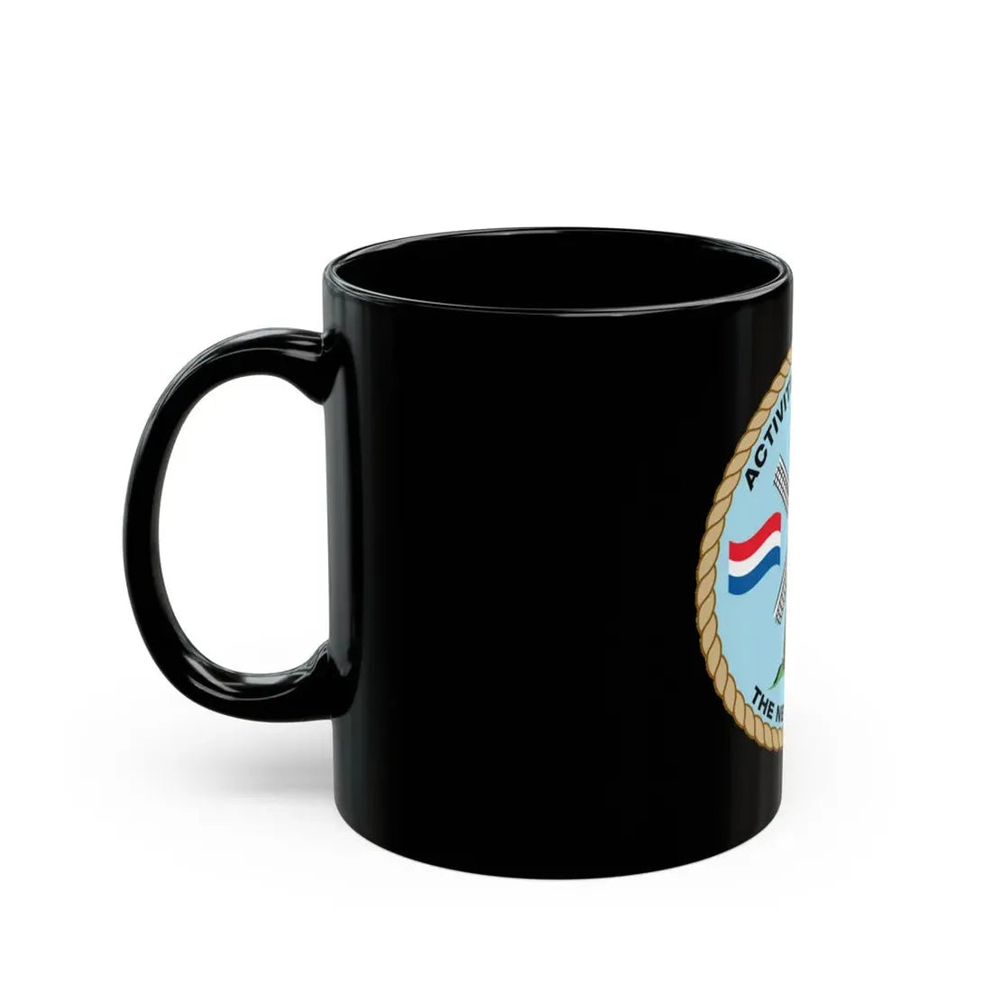 USCG Activities Europe the Netherlands (U.S. Coast Guard) Black Coffee Mug - Go Mug Yourself