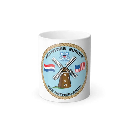 USCG Activities Europe the Netherlands (U.S. Coast Guard) Color Changing Coffee Mug 11oz - Go Mug Yourself